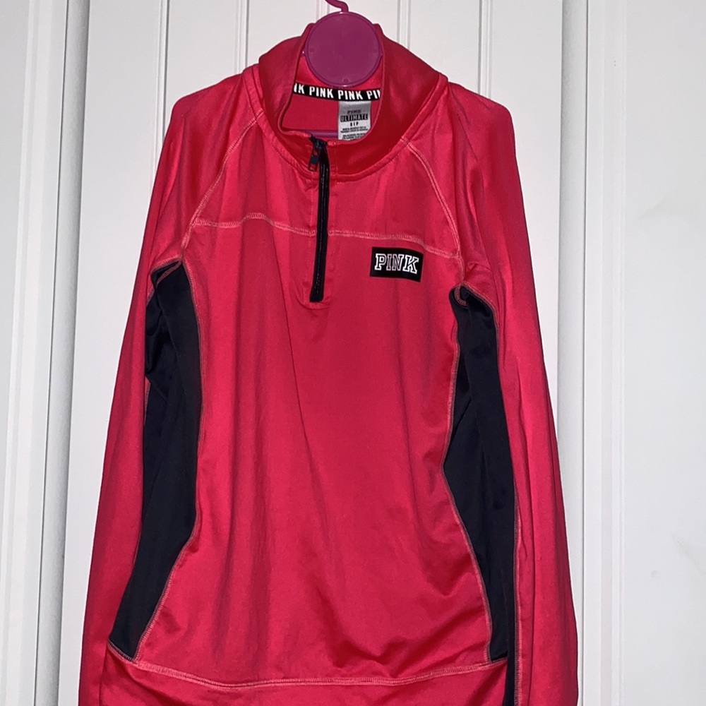 Victoria’s Secret longsleeve half zip “dri-fit” material pullover